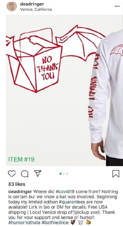 加拿大服装品牌借疫情“辱华”？事情其实是这样