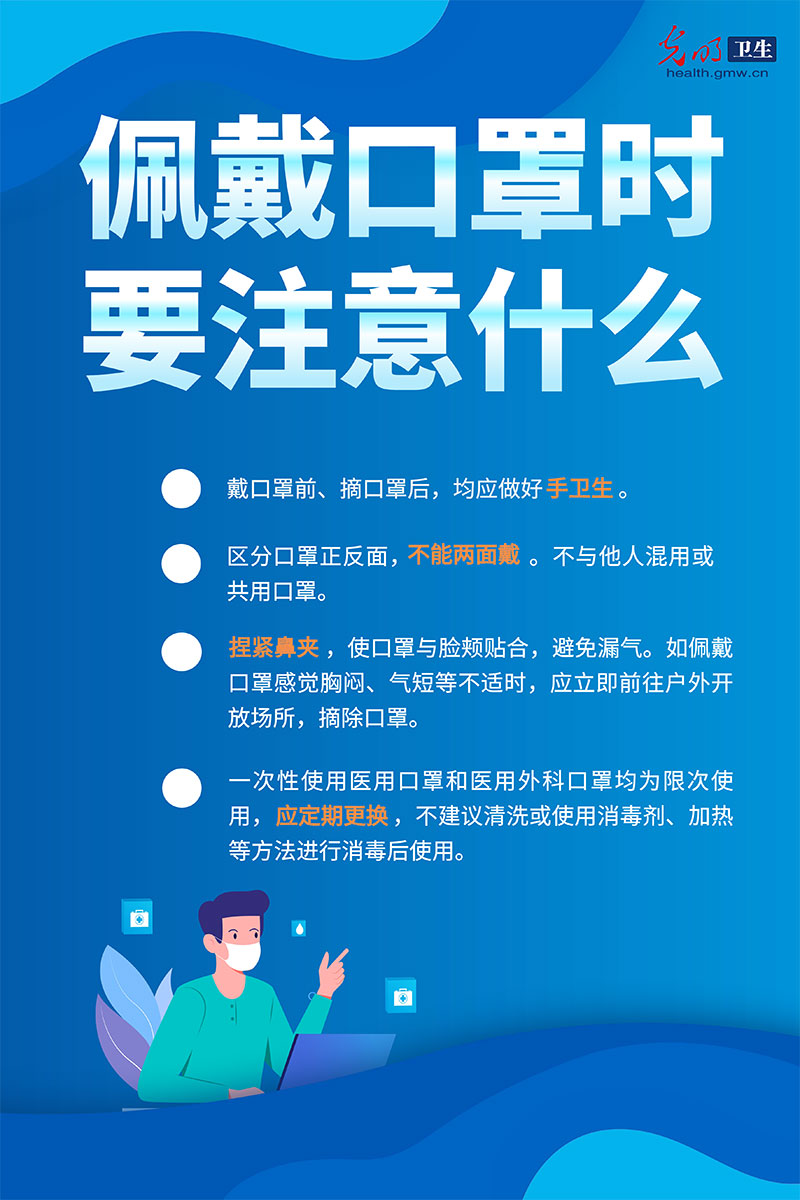【防疫科普海报】“罩”顾好自己 科学佩戴口罩要注意这些