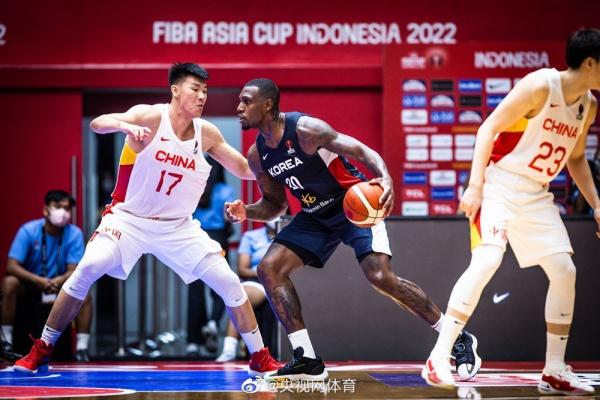 亚洲杯：中国男篮81-93不敌韩国男篮，首战告负