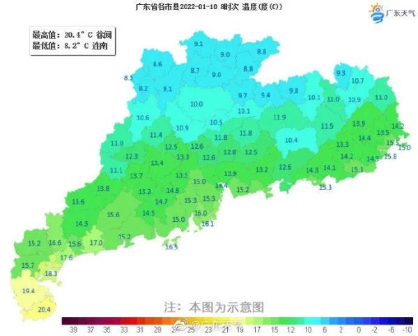 冷冷冷！新一股冷空气今夜携雨入粤，最低温跌至个位数…