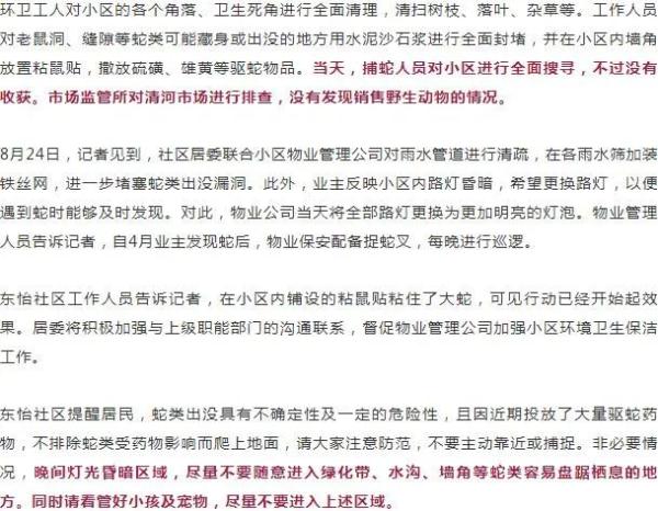 广州一小区惊现十几条眼镜蛇！尽量别去这些区域！