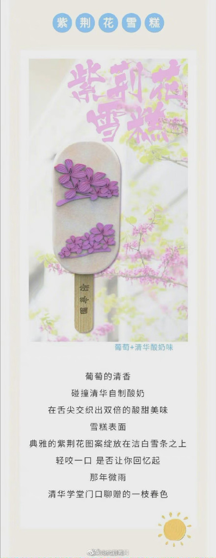 藏不住了！清华大学限定雪糕上线啦
