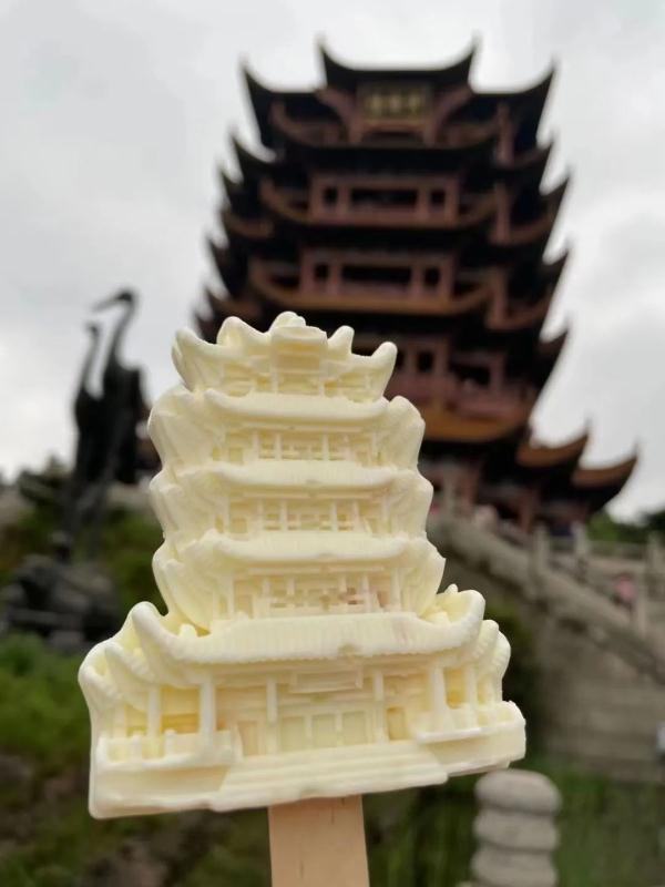 黄鹤楼出雪糕了，颜值高到舍不得吃