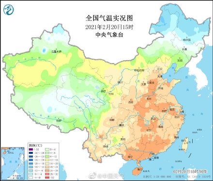华北黄淮大范围气温破纪录！局地气温接近30℃！